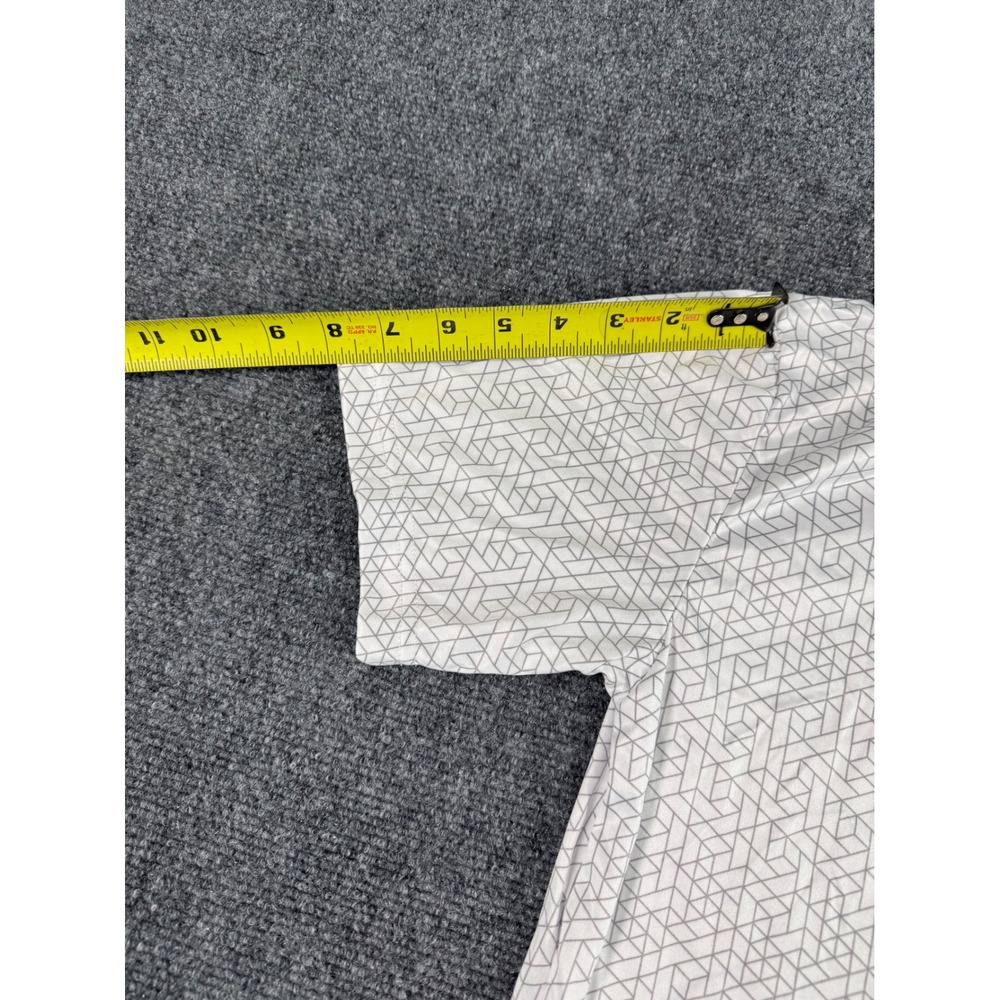 Collars & Co. Polo Mens Small Geometric Print Performance Shirt Short Sleeve NWT - Picture 7 of 8
